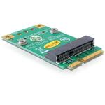 Delock Converter Mini PCI Express half-size > full-size 65229