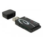 Delock Čtečka karet Mini USB 2.0 a se sloty pro karty SD a Micro SD 91602
