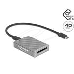 Delock Čtečka karet USB Type-C™ 40 Gbps pro paměťové karty CFexpress typu B 91021