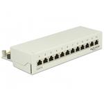 Delock Desktop Patch Panel 12 Port Cat.6 grey 87292