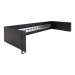 Delock - DIN rail panel - montáž do racku - černá - 1U - 19" 66884
