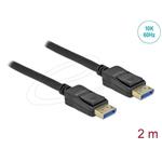 Delock DisplayPort kabel 10K 60 Hz 54 Gbps 2 m 80262