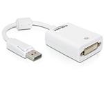 DeLOCK Displayport to DVI Adapter - Adaptér DisplayPort - DisplayPort (M) do DVI-I (F) - 12.5 cm 61765