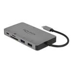 DeLOCK - Dokovací stanice - USB-C - VGA, HDMI - GigE 87735
