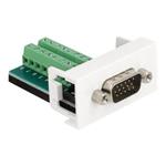 DELOCK, Easy 45 Modul VGA Stecker zu 16 Pin Term 81347