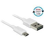 DeLOCK EASY-USB - Kabel USB - Micro USB typ B (M) do USB (M) - USB 2.0 - 2 m - reverzibilní konekto 84808