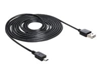 DeLOCK EASY-USB - Kabel USB - mini-USB typ B (M) do USB (M) - 5 m - černá 83365