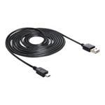 DeLOCK EASY-USB - Kabel USB - mini-USB typ B (M) do USB (M) - 5 m - černá 83365