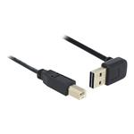 DeLOCK EASY-USB - Kabel USB - USB (M) do USB typ B (M) - USB 2.0 - 2 m - konektor 90° - černá 83540