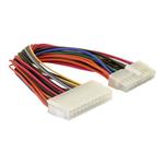 DeLOCK - Elektrický kabel - 24 pinů ATX (F) do 20 pinů ATX (M) - 11 cm 65606