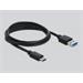 Delock Externí pouzdro pro HDD / SSD SATA 2.5” se zásuvkovým průhledným konektorem USB Type-C™ - beznástrojový 42621