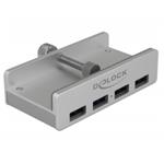 Delock Externí USB 3.0 Hub se 4 porty s pojistným šroubem 64046