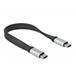 Delock FPC plochý stuhový kabel, USB Type-C™ na VGA (DP Alt Mode), 13 cm 86935