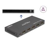 Delock HDMI Switch 4 x vstupní porty HDMI na 1 x výstupní port HDMI, 8K 60 Hz 18604