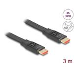 Delock High Speed HDMI Plochý stuhový kabel 48 Gbps 8K 60 Hz 3 m 81003