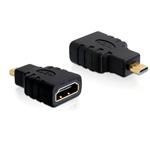 DeLOCK High Speed HDMI with Ethernet - HDMI adaptér - mikro HDMI (M) do HDMI (F) 65242