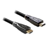 DeLOCK High Speed HDMI with Ethernet - HDMI s kabelem Ethernet - HDMI (M) do HDMI (M) - 2 m - antra 82737