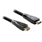 DeLOCK High Speed HDMI with Ethernet - HDMI s kabelem Ethernet - HDMI (M) do HDMI (M) - 2 m - antra 82737
