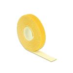 Delock Hook-and-loop fasteners L 3 m x W 13 mm roll yellow