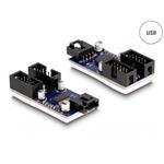 Delock Hub USB 2.0 pin konektor samec 2 porty 61100