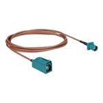 Delock - Kabel antény - konektor FAKRA Z (M) do konektor FAKRA Z (F) - 1.8 m - koaxiál - RG-316 89659