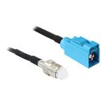 Delock - Kabel antény - konektor FAKRA Z se zdířkami (female) do FME se zdířkami (female) - 2 m - č 88630