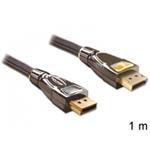 DeLOCK - Kabel DisplayPort - DisplayPort (M) do DisplayPort (M) - 1 m - antracit 82770