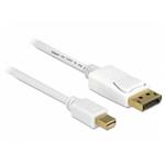 DeLOCK - Kabel DisplayPort - DisplayPort (M) do Mini DisplayPort (M) - 5 m - bílá 83484
