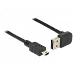 Delock Kabel EASY-USB 2.0 Typ-A samec pravoúhlý nahoru / dolů > USB 2.0 Typ Mini-B samec 3 m 83545