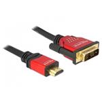 Delock Kabel High Speed HDMI – HDMI A samec > DVI samec 5 m 84344