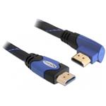 Delock Kabel High Speed HDMI s Ethernetem – HDMI A samec > HDMI A samec pravoúhlý 5 m 82958