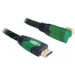 Delock Kabel High Speed HDMI with Ethernet – HDMI A samec > HDMI A samec pravoúhlý 2 m 82952