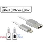 DeLOCK - Kabel Lightning USB - Lightning (M) do USB (M) - 1 m - bílá 83772