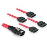 DeLOCK - Kabel SATA/SAS - 36 pinů 4i Mini MultiLane (M) do SATA (M) - 1 m 83074