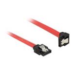 DeLOCK - Kabel SATA - Serial ATA 150/300/600 - SATA (M) do SATA (M) - 30 cm - konektor 90°, opatřen 83978