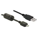 Delock kabel USB 2.0 A samec > micro-USB B samec, ferit, 3 m 82336