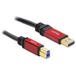 Delock Kabel USB 3.0 Typ-A samec > USB 3.0 Typ-B samec 1 m Premium 82756