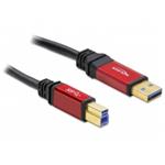 Delock kabel USB 3.0 typ A samec > USB 3.0 typ B samec 3 m Premium 82758