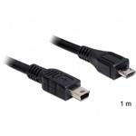 DeLOCK - Kabel USB - mini-USB Type B (M) do Micro USB typ B (M) - USB 2.0 - 1 m - černá 83177