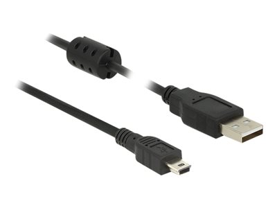 DeLOCK - Kabel USB - USB (M) do mini-USB typ B (M) - USB 2.0 - 3 m - černá 84915