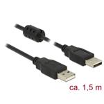 DeLOCK - Kabel USB - USB (M) do USB (M) - USB 2.0 - 1.5 m - černá 84890