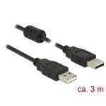DeLOCK - Kabel USB - USB (M) do USB (M) - USB 2.0 - 3 m - černá 84892