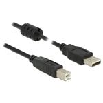 DeLOCK - Kabel USB - USB (M) do USB typ B (M) - USB 2.0 - 5 m - černá 84899