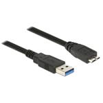 DeLOCK - Kabel USB - USB typ A (M) do Micro-USB Type B (M) - USB 3.0 - 1.5 m - černá 85073