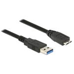 DeLOCK - Kabel USB - USB typ A (M) do Micro-USB Type B (M) - USB 3.0 - 2 m - černá 85074