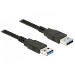 DeLOCK - Kabel USB - USB typ A (M) do USB typ A (M) - USB 3.0 - 50 cm - černá 85059