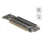 Delock Karta PCI Express 4.0 x16 Riser se 2 x sloty M.2 Key M NVMe - větvení 41802
