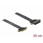 Delock Karta PCI Express Riser x4 na x4, s ohebným kabelem délky 30 cm 85768