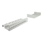 DELOCK, Keystone Patch Panel 12 Port grey 43414