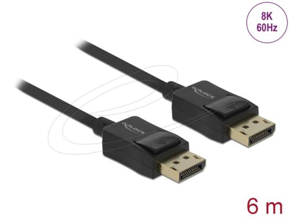 Delock Koaxiální kabel DisplayPort 8K 60 Hz 6 m 85305